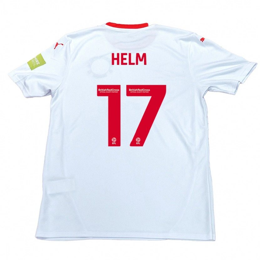 Danxen Herren Mark Helm #17 Weiß Auswärtstrikot Trikot 2024/25 T-Shirt Schweiz