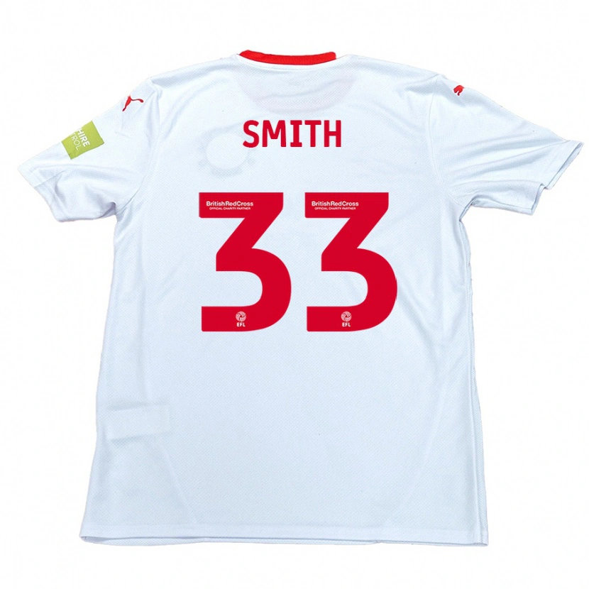 Danxen Herren Pele Smith #33 Weiß Auswärtstrikot Trikot 2024/25 T-Shirt Schweiz