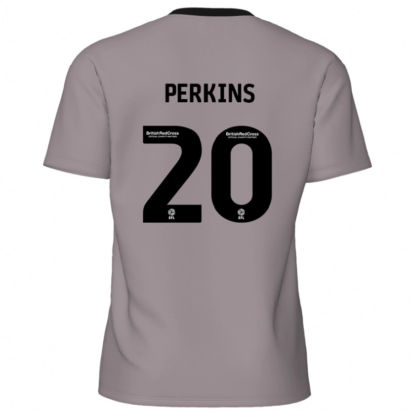 Danxen Herren Sonny Perkins #20 Grau Auswärtstrikot Trikot 2024/25 T-Shirt Schweiz