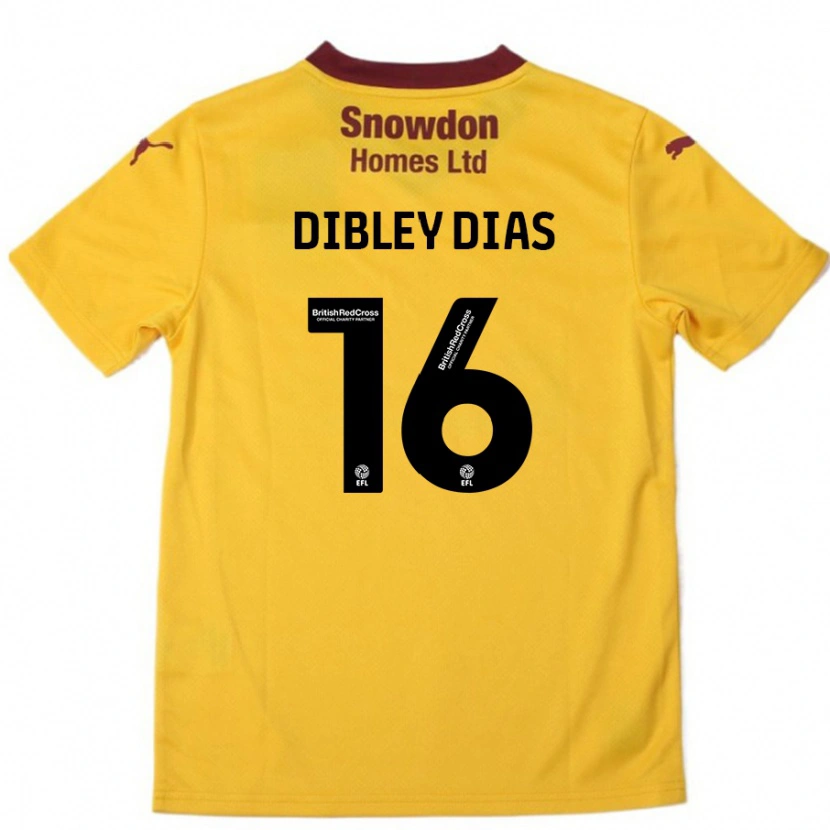 Danxen Herren Matt Dibley-Dias #16 Orange Burgunderrot Auswärtstrikot Trikot 2024/25 T-Shirt Schweiz