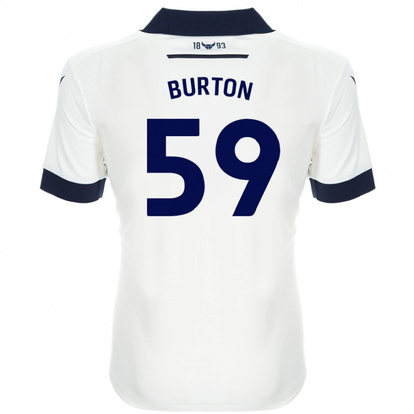 Danxen Herren Kasway Burton #59 Weiß Marineblau Auswärtstrikot Trikot 2024/25 T-Shirt Schweiz