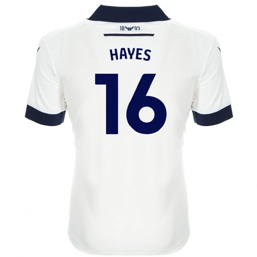 Danxen Herren Georgia Hayes #16 Weiß Marineblau Auswärtstrikot Trikot 2024/25 T-Shirt Schweiz