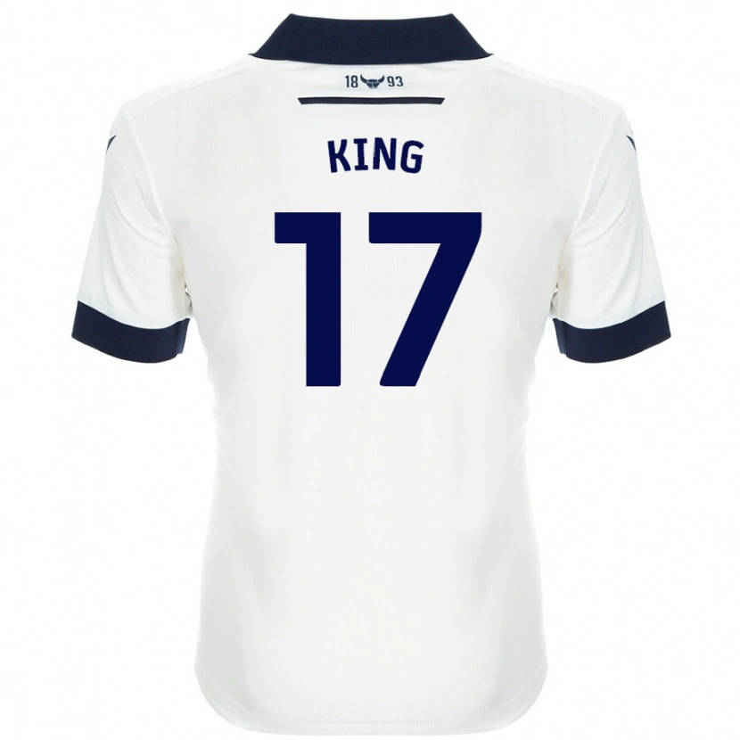 Danxen Herren Sarah King #17 Weiß Marineblau Auswärtstrikot Trikot 2024/25 T-Shirt Schweiz