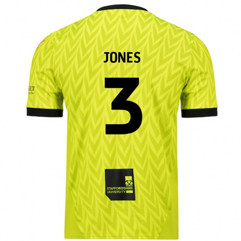 Danxen Herren Dan Jones #3 Fluoreszierend Grün Auswärtstrikot Trikot 2024/25 T-Shirt Schweiz