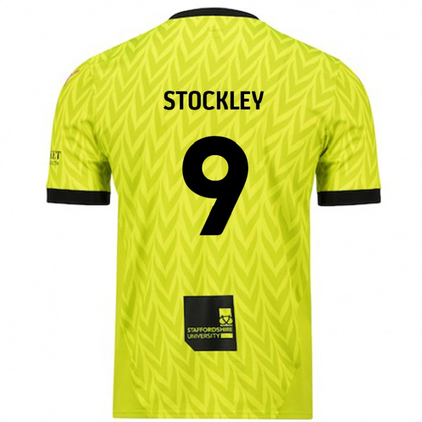 Danxen Herren Jayden Stockley #9 Fluoreszierend Grün Auswärtstrikot Trikot 2024/25 T-Shirt Schweiz