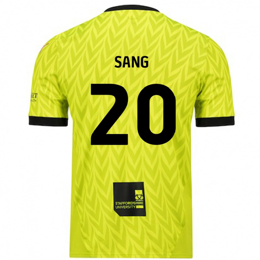 Danxen Herren Tom Sang #20 Fluoreszierend Grün Auswärtstrikot Trikot 2024/25 T-Shirt Schweiz