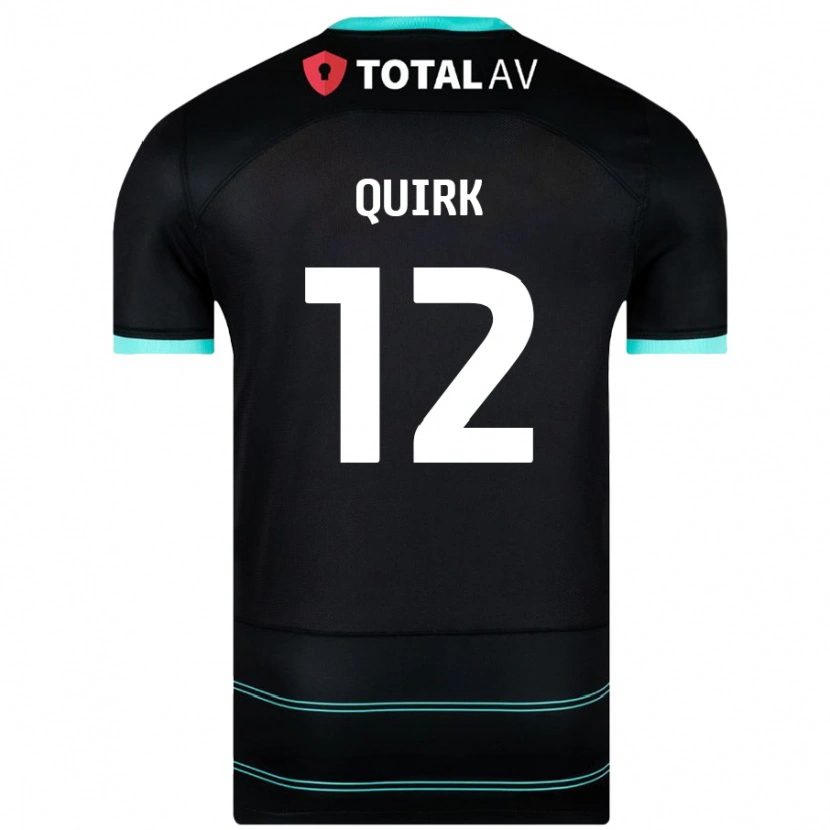 Danxen Herren Sophie Quirk #12 Schwarz Auswärtstrikot Trikot 2024/25 T-Shirt Schweiz