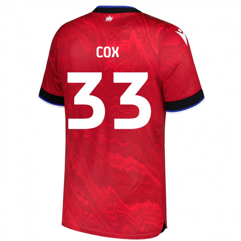 Danxen Herren Bella Cox #33 Rot Schwarz Auswärtstrikot Trikot 2024/25 T-Shirt Schweiz