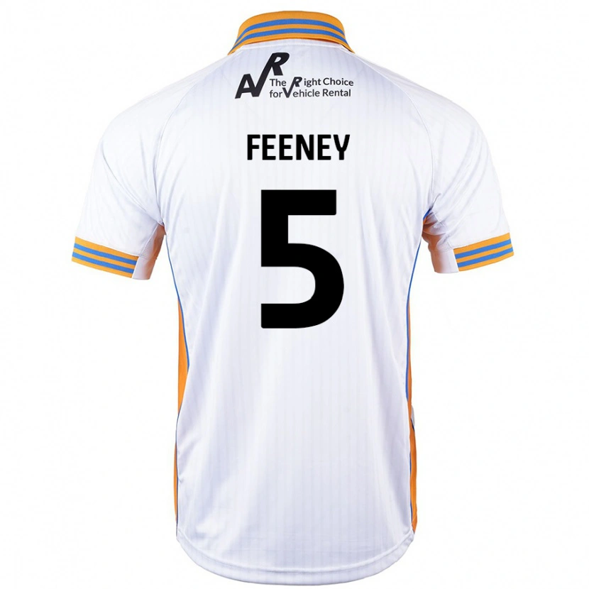 Danxen Herren Morgan Feeney #5 Weiß Auswärtstrikot Trikot 2024/25 T-Shirt Schweiz