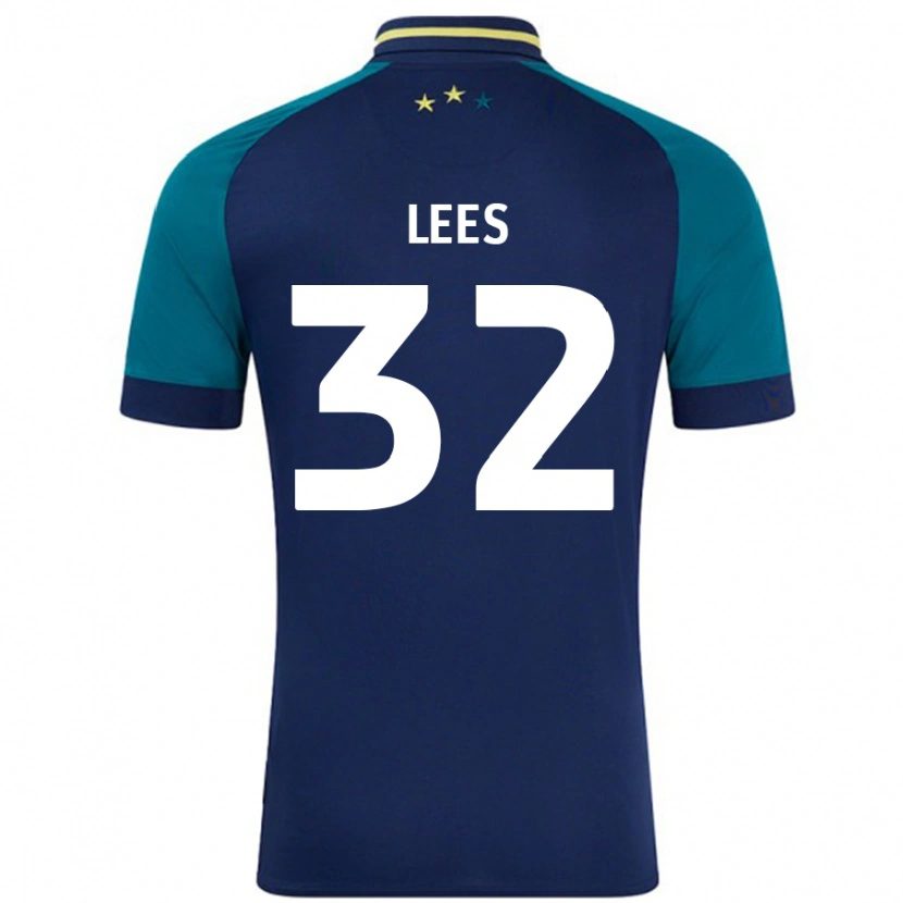 Danxen Herren Tom Lees #32 Marine Dunkelgrün Auswärtstrikot Trikot 2024/25 T-Shirt Schweiz