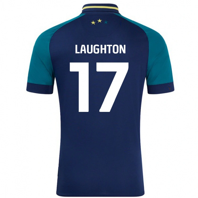 Danxen Herren Zoe Laughton #17 Marine Dunkelgrün Auswärtstrikot Trikot 2024/25 T-Shirt Schweiz