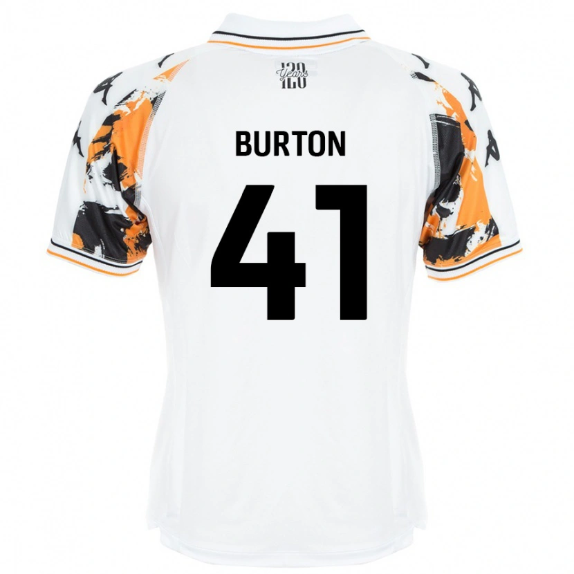 Danxen Herren Jess Burton #41 Weiß Auswärtstrikot Trikot 2024/25 T-Shirt Schweiz