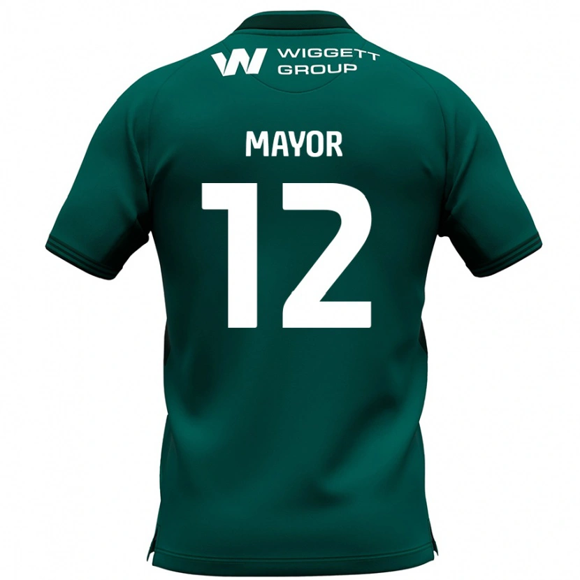 Danxen Herren Adam Mayor #12 Grün Auswärtstrikot Trikot 2024/25 T-Shirt Schweiz