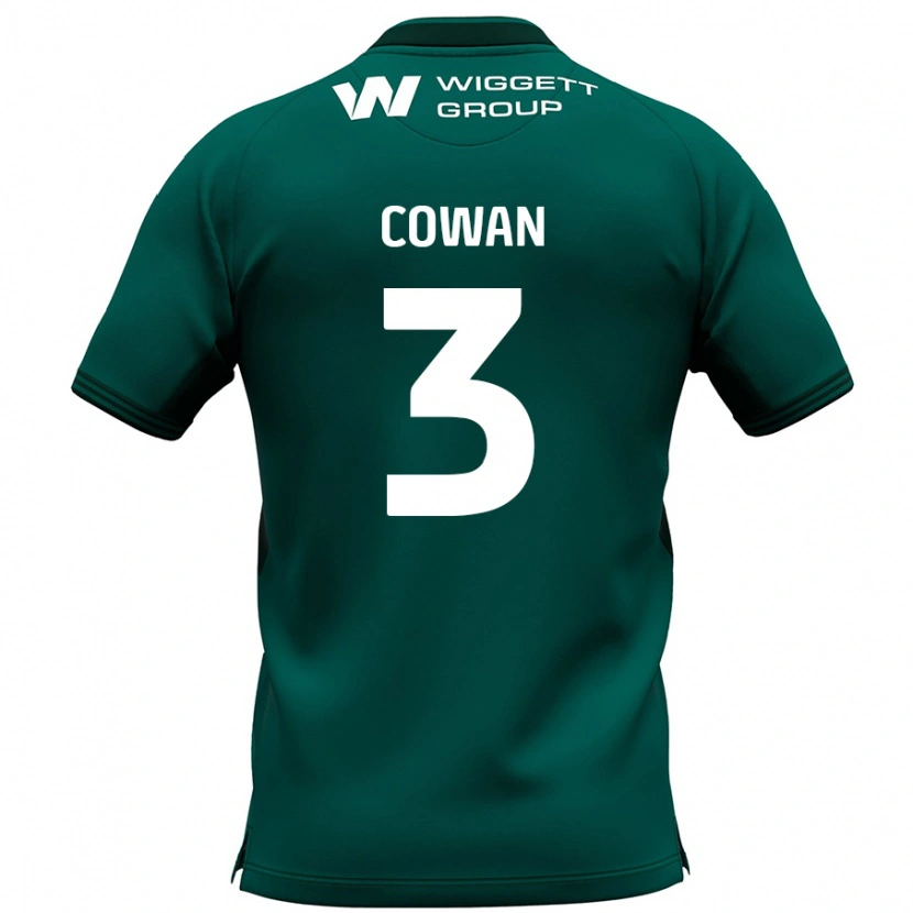 Danxen Herren Leanne Cowan #3 Grün Auswärtstrikot Trikot 2024/25 T-Shirt Schweiz