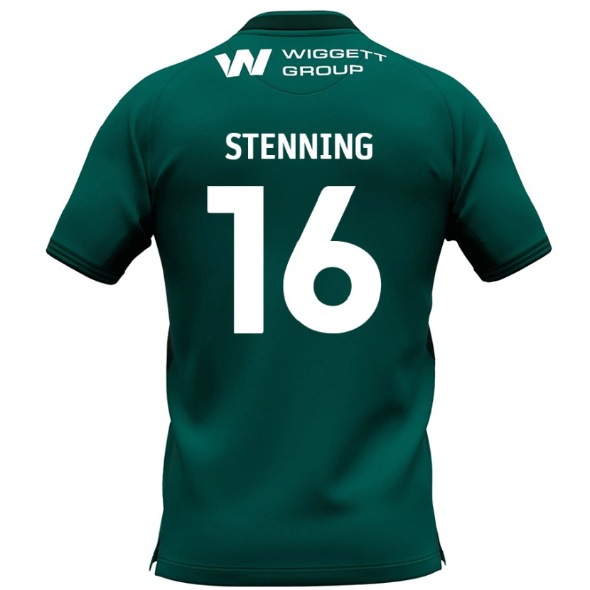 Danxen Herren Ellie Stenning #16 Grün Auswärtstrikot Trikot 2024/25 T-Shirt Schweiz