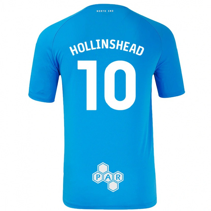 Danxen Herren Emily Hollinshead #10 Himmelblau Auswärtstrikot Trikot 2024/25 T-Shirt Schweiz