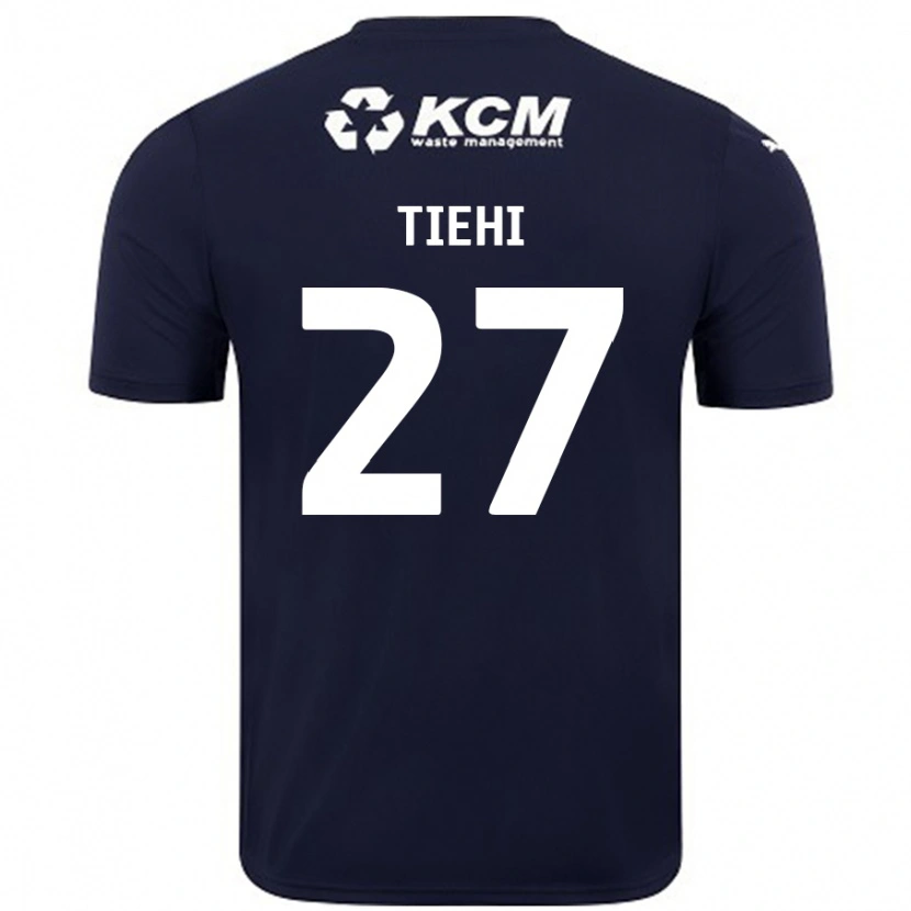 Danxen Herren Christ Tiehi #27 Marineblau Auswärtstrikot Trikot 2024/25 T-Shirt Schweiz