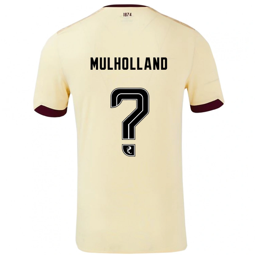 Danxen Herren James Mulholland #0 Creme Burgunderrot Auswärtstrikot Trikot 2024/25 T-Shirt Schweiz