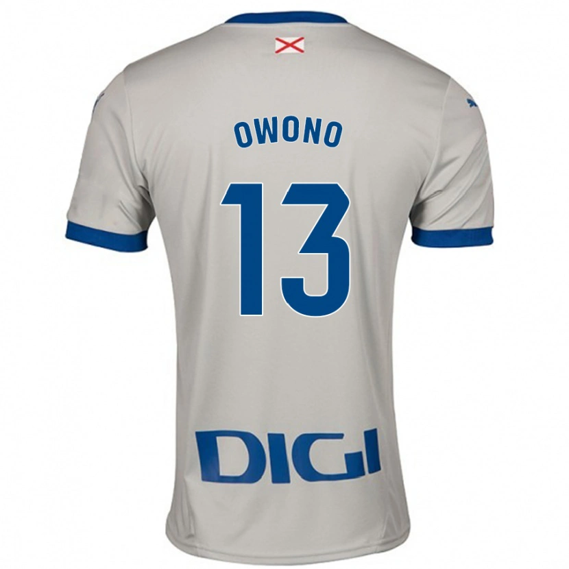 Danxen Herren Jesús Owono #13 Hellgrau Auswärtstrikot Trikot 2024/25 T-Shirt Schweiz