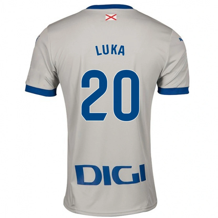 Danxen Herren Luka Romero #20 Hellgrau Auswärtstrikot Trikot 2024/25 T-Shirt Schweiz