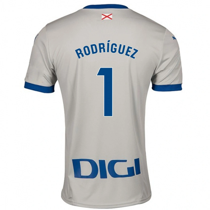 Danxen Herren Adrián Rodríguez #1 Hellgrau Auswärtstrikot Trikot 2024/25 T-Shirt Schweiz