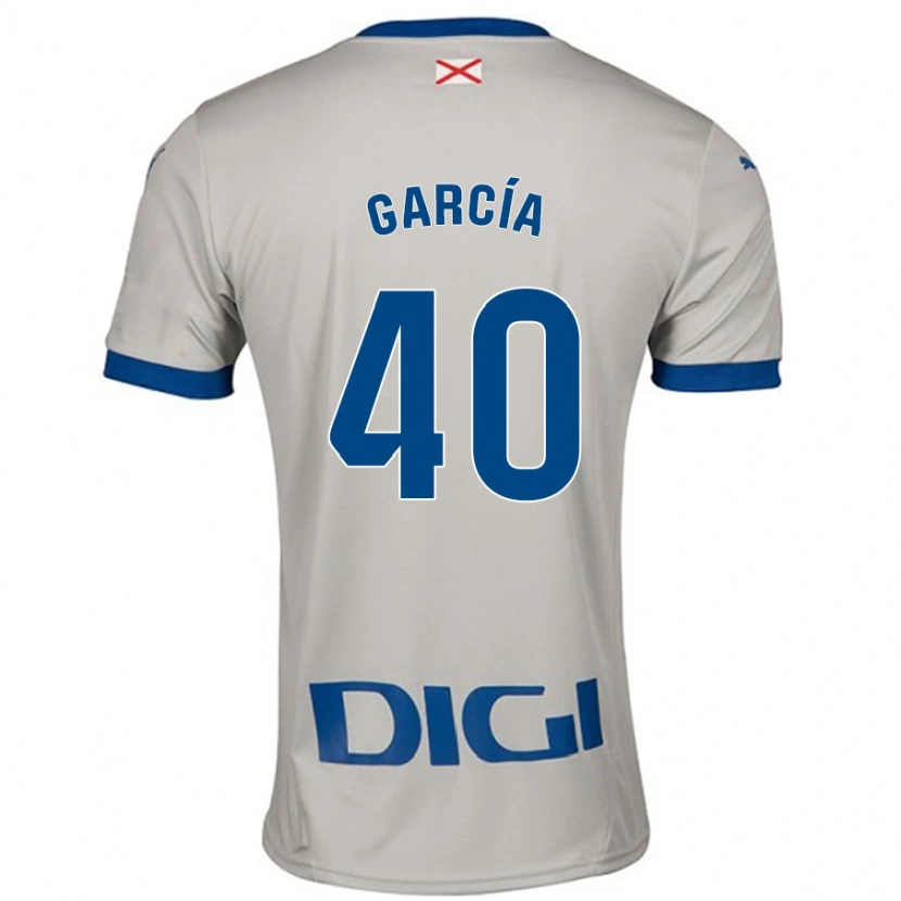 Danxen Herren Álvaro García #40 Hellgrau Auswärtstrikot Trikot 2024/25 T-Shirt Schweiz