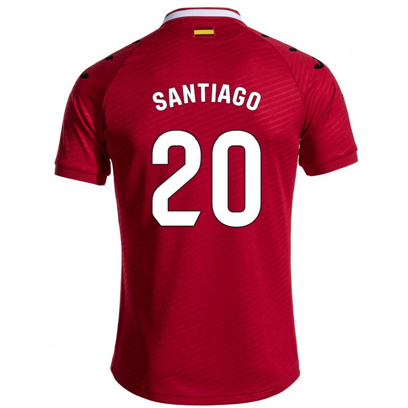 Danxen Herren Yellu Santiago #20 Dunkelrot Auswärtstrikot Trikot 2024/25 T-Shirt Schweiz