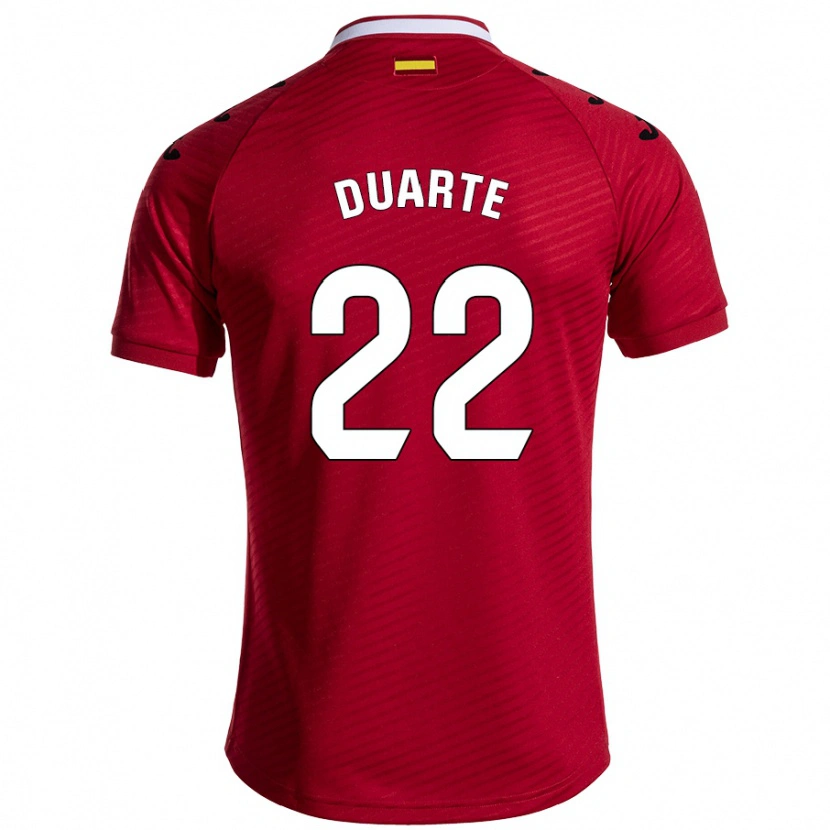 Danxen Herren Domingos Duarte #22 Dunkelrot Auswärtstrikot Trikot 2024/25 T-Shirt Schweiz