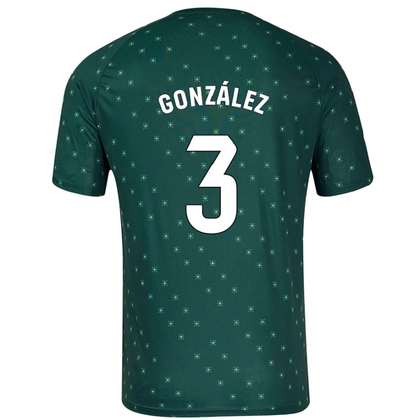 Danxen Herren Edgar González #3 Dunkelgrün Auswärtstrikot Trikot 2024/25 T-Shirt Schweiz