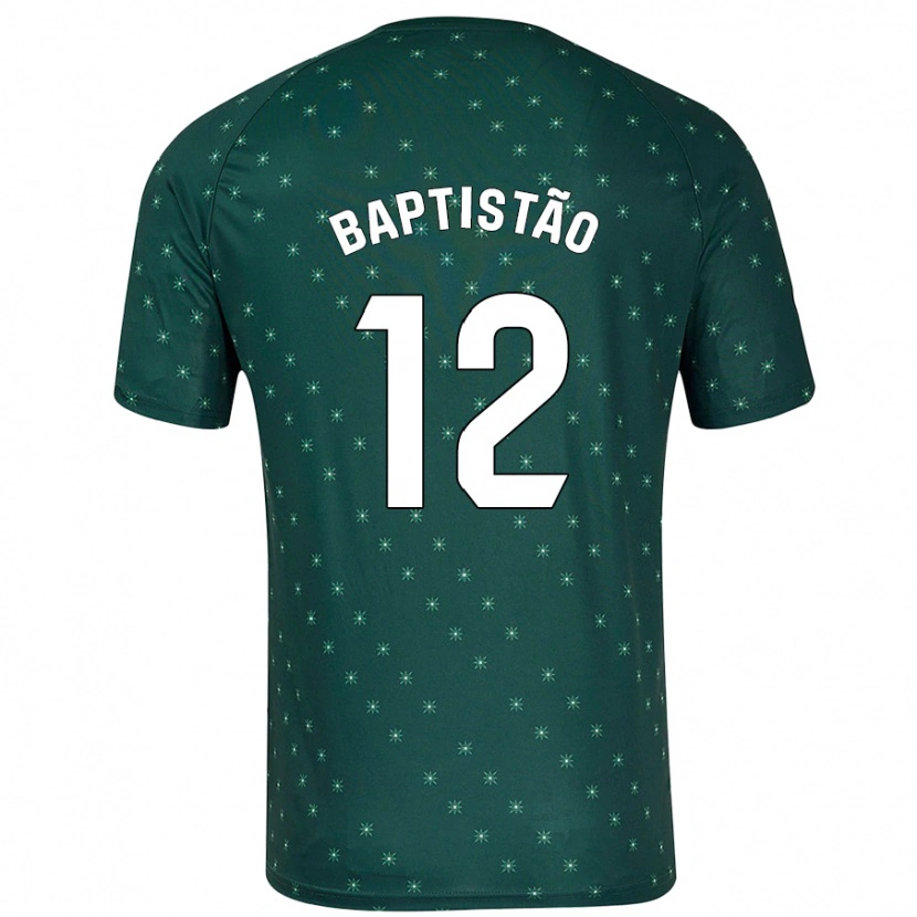 Danxen Herren Léo Baptistão #12 Dunkelgrün Auswärtstrikot Trikot 2024/25 T-Shirt Schweiz