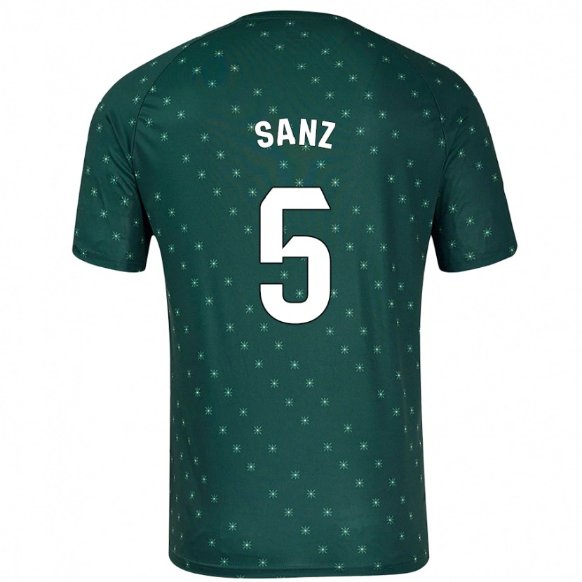 Danxen Herren Paco Sanz #5 Dunkelgrün Auswärtstrikot Trikot 2024/25 T-Shirt Schweiz