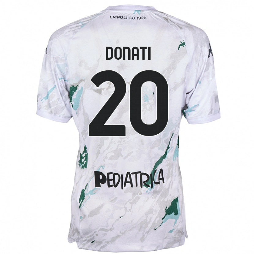 Danxen Herren Francesco Donati #20 Grau Auswärtstrikot Trikot 2024/25 T-Shirt Schweiz