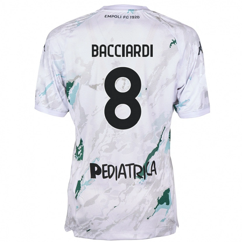 Danxen Herren Andrea Bacciardi #8 Grau Auswärtstrikot Trikot 2024/25 T-Shirt Schweiz