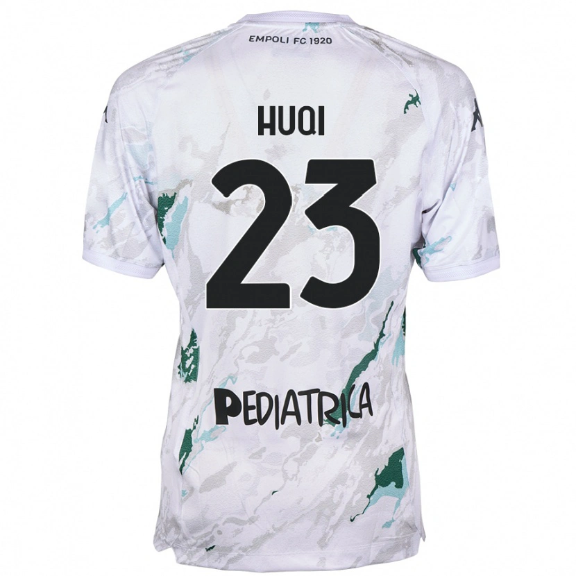 Danxen Herren Mattia Huqi #23 Grau Auswärtstrikot Trikot 2024/25 T-Shirt Schweiz