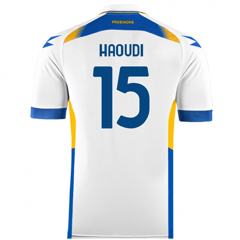 Danxen Herren Hamza Haoudi #15 Weiß Auswärtstrikot Trikot 2024/25 T-Shirt Schweiz