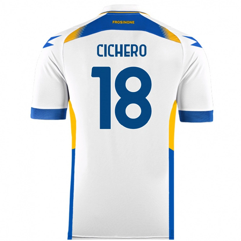 Danxen Herren Alejandro Cichero #18 Weiß Auswärtstrikot Trikot 2024/25 T-Shirt Schweiz