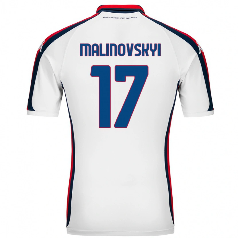 Danxen Herren Ruslan Malinovskyi #17 Weiß Auswärtstrikot Trikot 2024/25 T-Shirt Schweiz