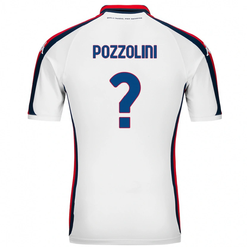 Danxen Herren Andrea Pozzolini #0 Weiß Auswärtstrikot Trikot 2024/25 T-Shirt Schweiz