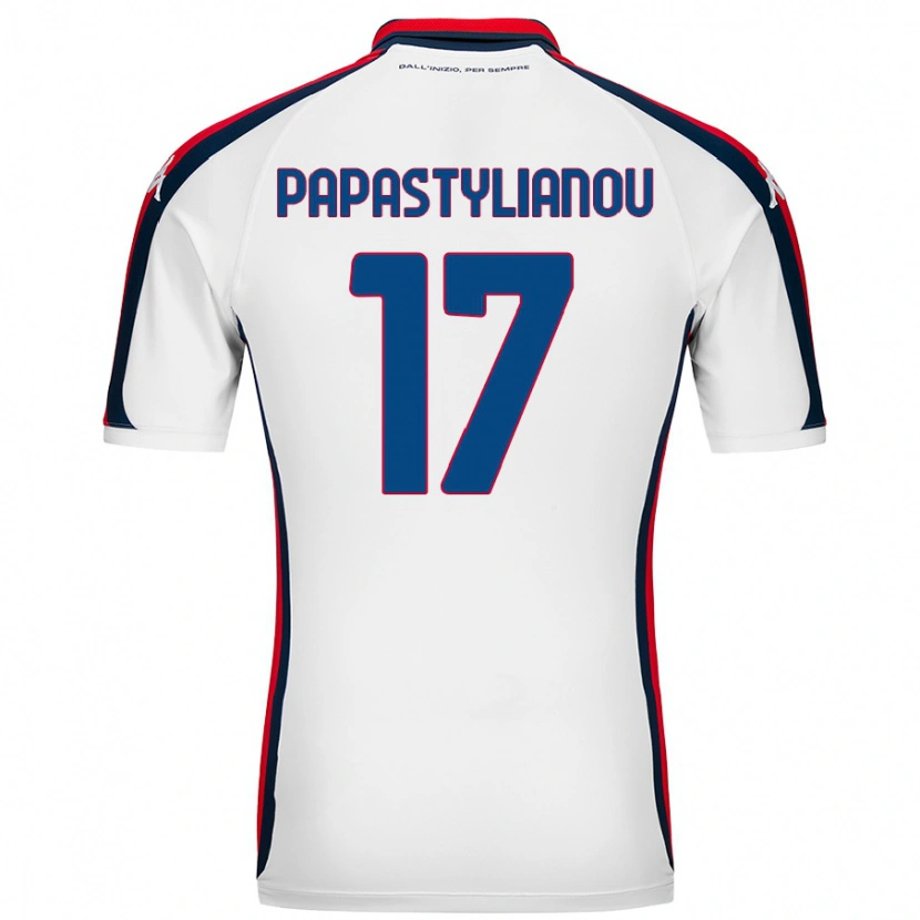 Danxen Herren Lysandros Andreas Papastylianou #17 Weiß Auswärtstrikot Trikot 2024/25 T-Shirt Schweiz