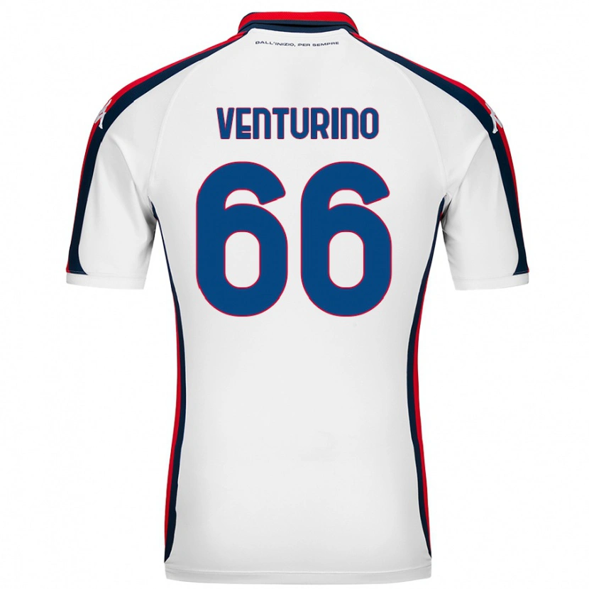 Danxen Herren Lorenzo Venturino #66 Weiß Auswärtstrikot Trikot 2024/25 T-Shirt Schweiz