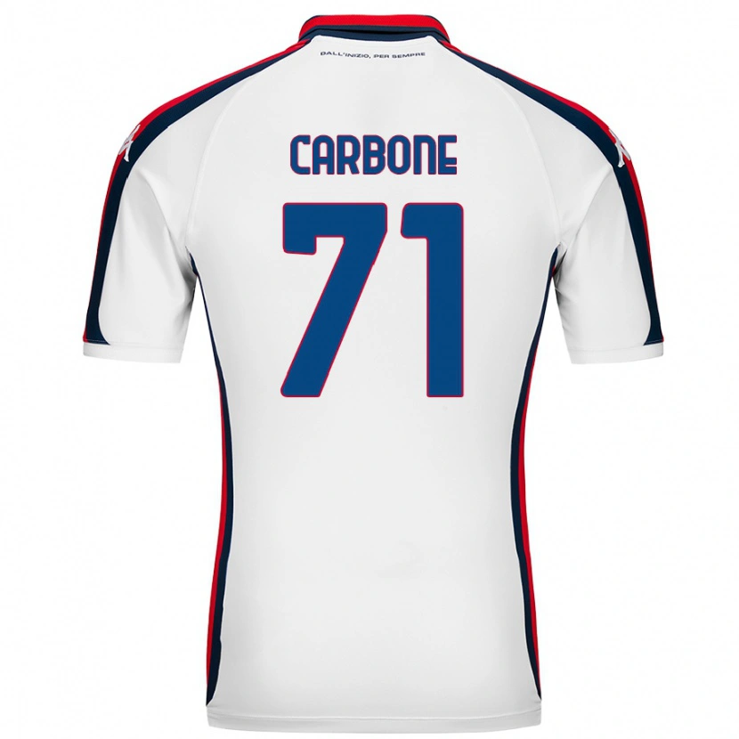 Danxen Herren Filippo Carbone #71 Weiß Auswärtstrikot Trikot 2024/25 T-Shirt Schweiz