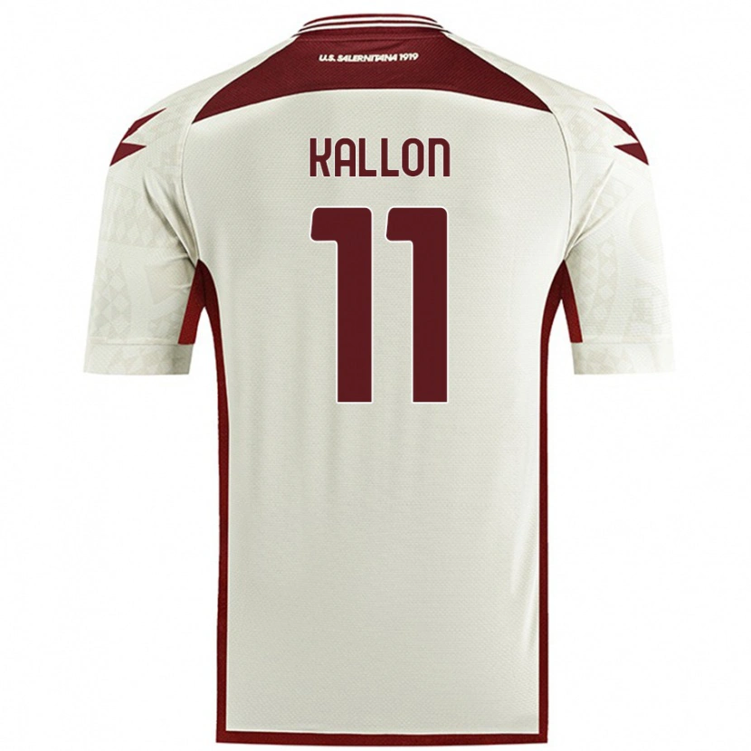 Danxen Herren Yayah Kallon #11 Cremefarben Auswärtstrikot Trikot 2024/25 T-Shirt Schweiz