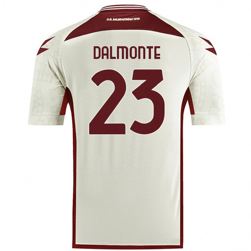 Danxen Herren Nicola Dalmonte #23 Cremefarben Auswärtstrikot Trikot 2024/25 T-Shirt Schweiz