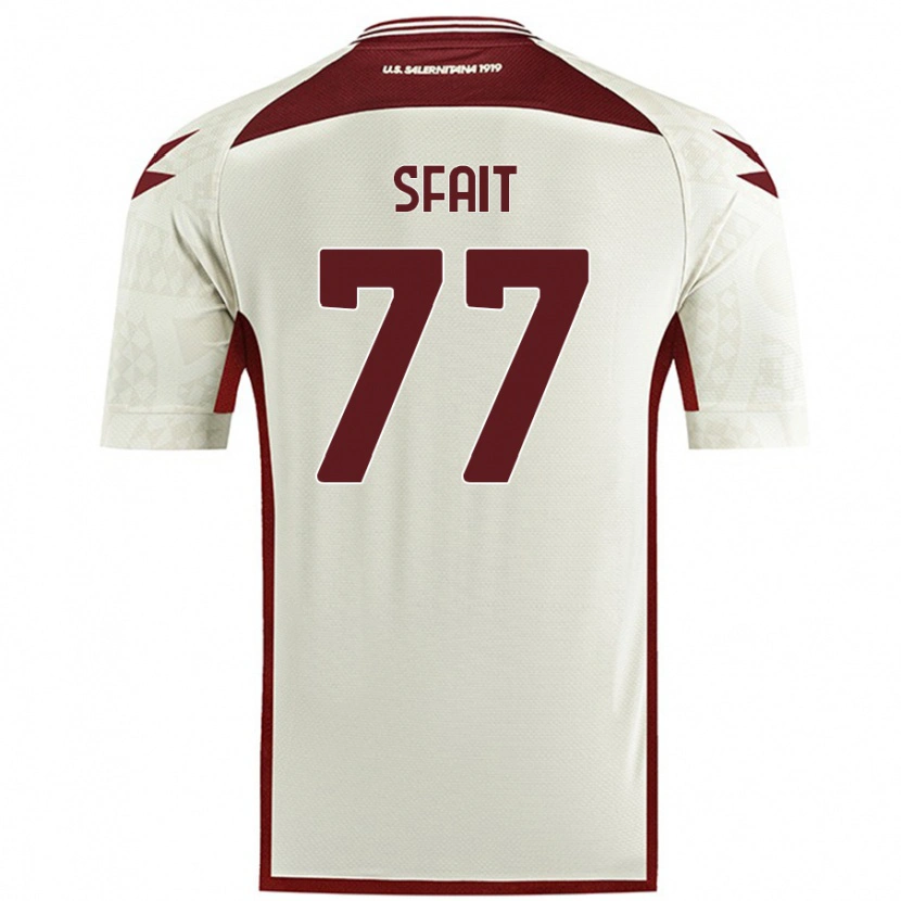 Danxen Herren Andres Sfait #77 Cremefarben Auswärtstrikot Trikot 2024/25 T-Shirt Schweiz