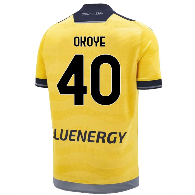 Danxen Herren Maduka Okoye #40 Golden Auswärtstrikot Trikot 2024/25 T-Shirt Schweiz