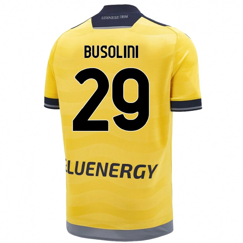 Danxen Herren Alessandro Busolini #29 Golden Auswärtstrikot Trikot 2024/25 T-Shirt Schweiz