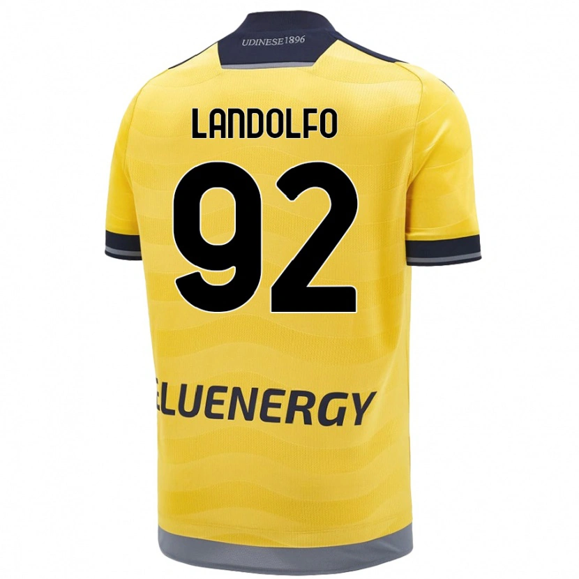 Danxen Herren Tommaso Landolfo #92 Golden Auswärtstrikot Trikot 2024/25 T-Shirt Schweiz