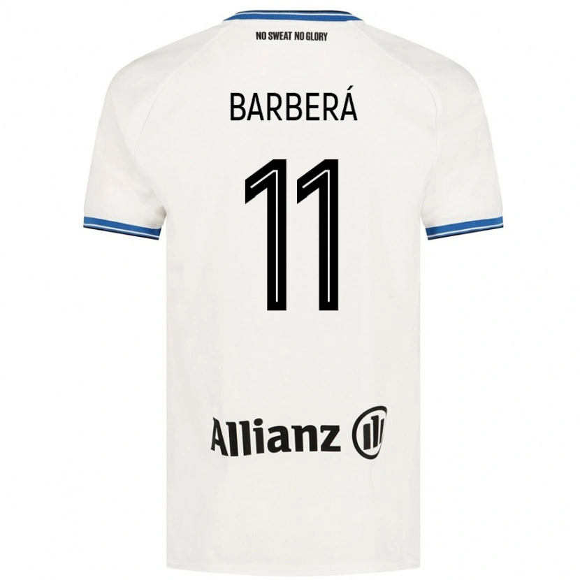 Danxen Herren Víctor Barberá #11 Weiß Auswärtstrikot Trikot 2024/25 T-Shirt Schweiz