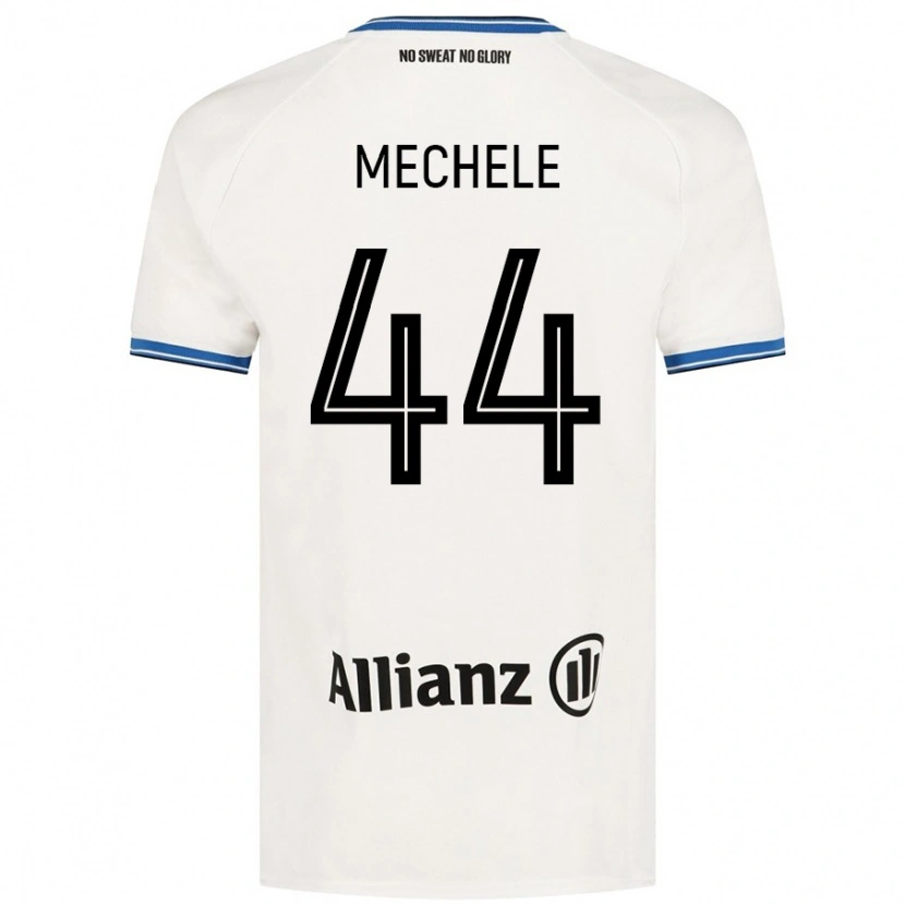 Danxen Herren Brandon Mechele #44 Weiß Auswärtstrikot Trikot 2024/25 T-Shirt Schweiz