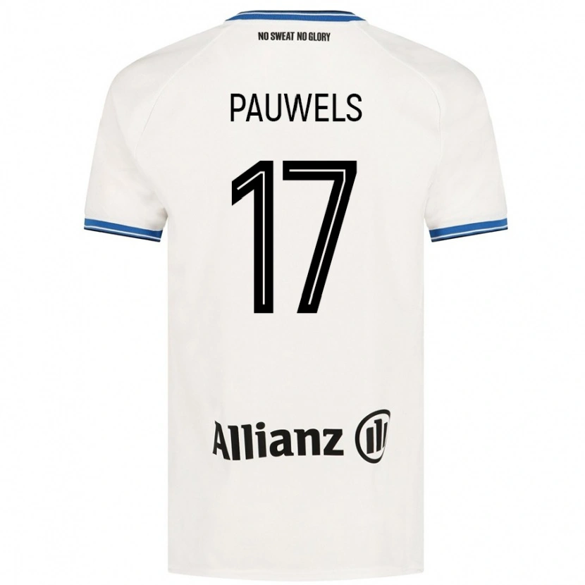 Danxen Herren Fleur Pauwels #17 Weiß Auswärtstrikot Trikot 2024/25 T-Shirt Schweiz